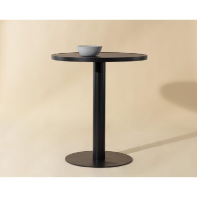 Merano Bar Table - Round - Black 111863 111863 MERANO BAR TABLE ROUND BLACK 1