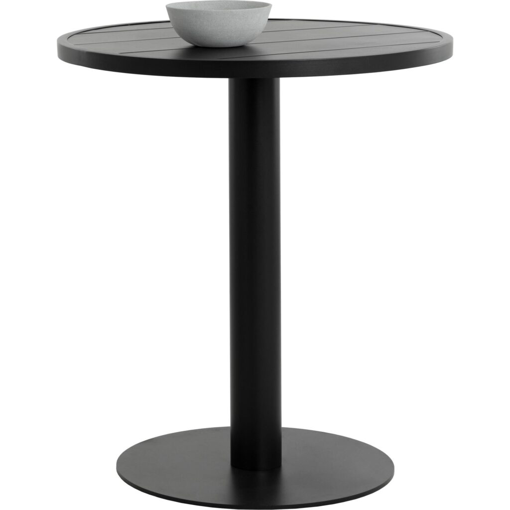 Merano Bar Table - Round - Black - Image 5