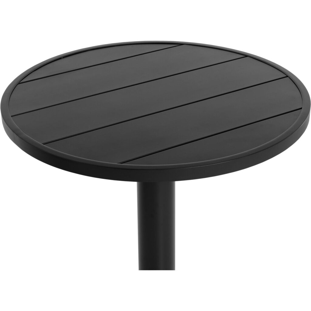 Merano Bar Table - Round - Black - Image 7