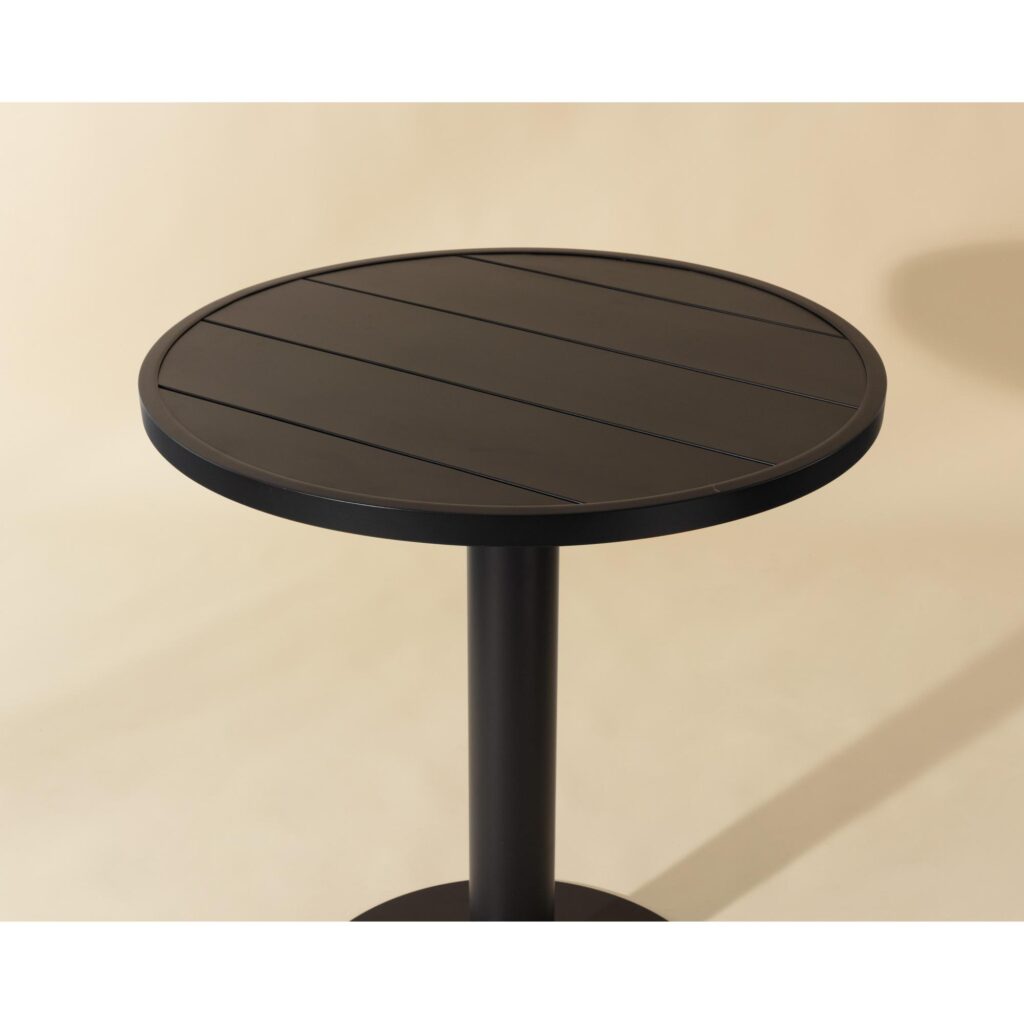 Merano Bar Table - Round - Black - Image 3