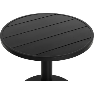 Merano Bistro Table - Round - Black - 36" 111867 111867 MERANO BISTRO TABLE ROUND BLACK 36 26