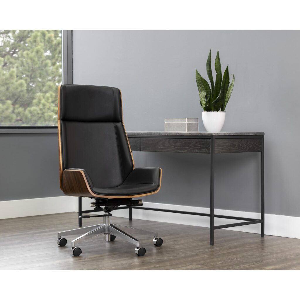 Rhett Office Chair - Dillon Black - Image 5