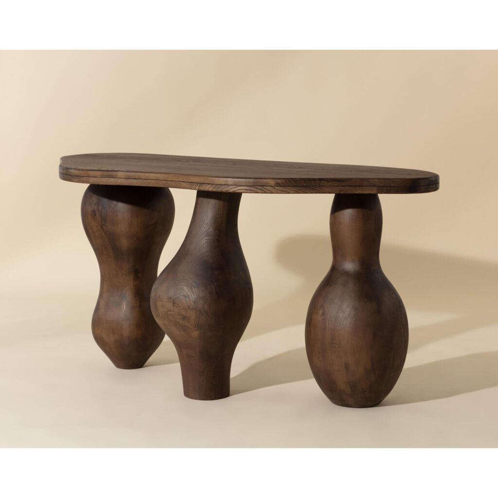 Miro Console Table - Brown - Image 2