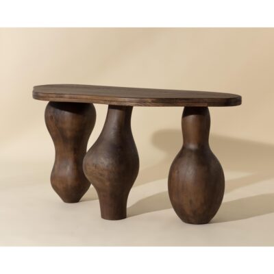 Miro Console Table - Brown 111909 111909 MIRO CONSOLE TABLE BROWN 1