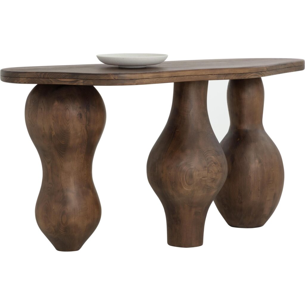 Miro Console Table - Brown - Image 6