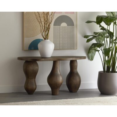 Miro Console Table - Brown 111909 111909 MIRO CONSOLE TABLE BROWN 5