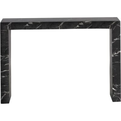 Axle Console Table - Marble Look - Black 111916 111916 AXLE CONSOLE TABLE MARBLE LOOK BLACK 2