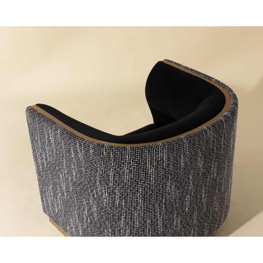 Larron Armchair - Abbington Black / Hobbes Night - Image 6