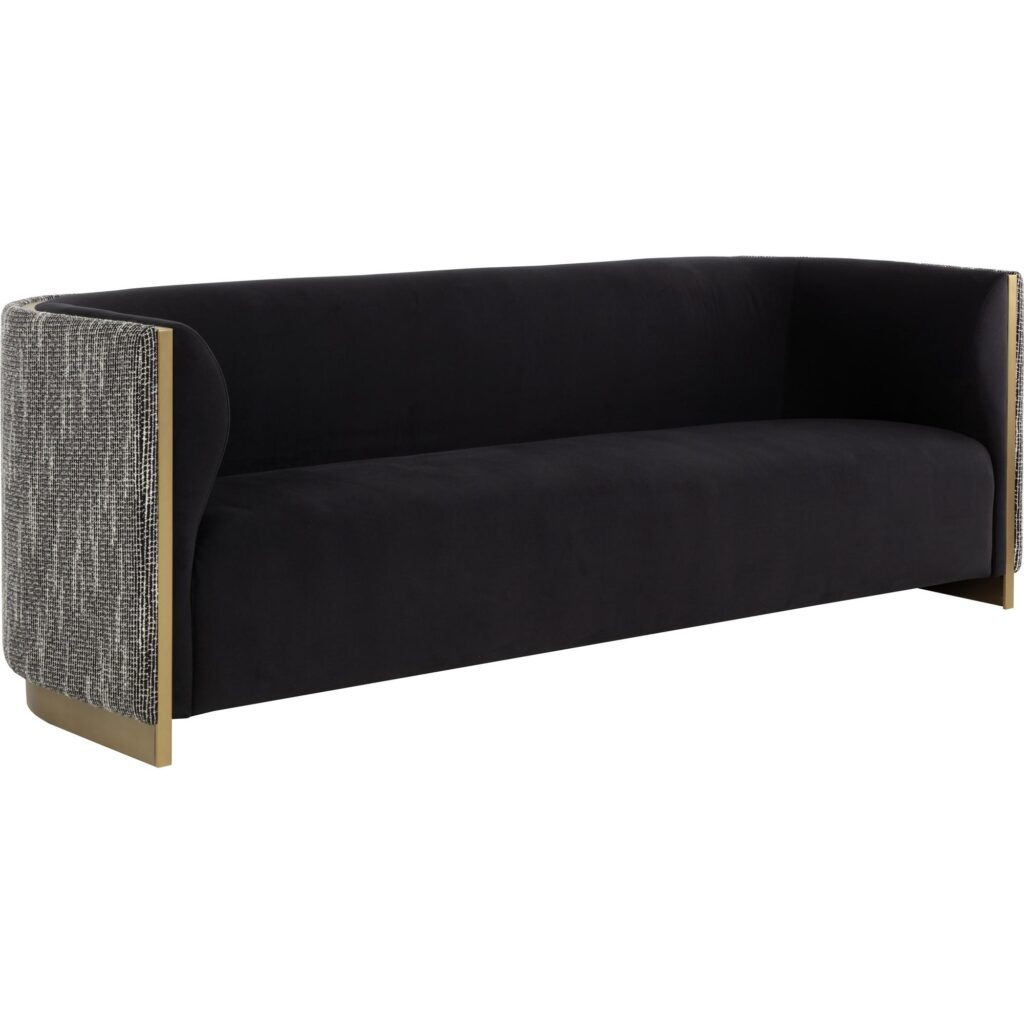 Larron Sofa - Abbington Black / Hobbes Night