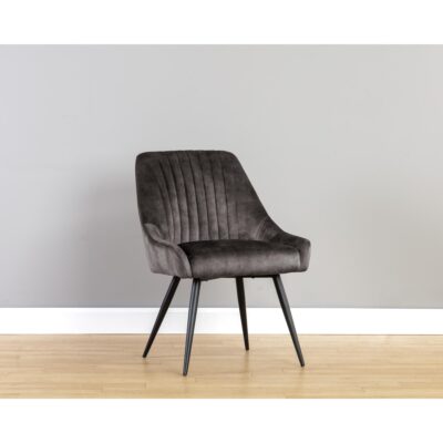 Chardon Dining Chair - Nono Shitake 111968 111968 CHARDON LOUNGE CHAIR NONO SHITAKE 5