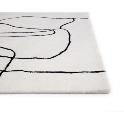 Tilda Hand -Tufted Rug - Ivory / Charcoal - 8' X 10' 111977 111977 TILDA RUG HAND TUFTED IVORY CHARCOAL 8 X 10 6