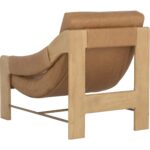 Rafferty Lounge Chair - Rustic Oak - Ludlow Sesame Leather 112003 112003 RAFFERTY LOUNGE CHAIR RUSTIC OAK LUDLOW SESAME LEATHER 23