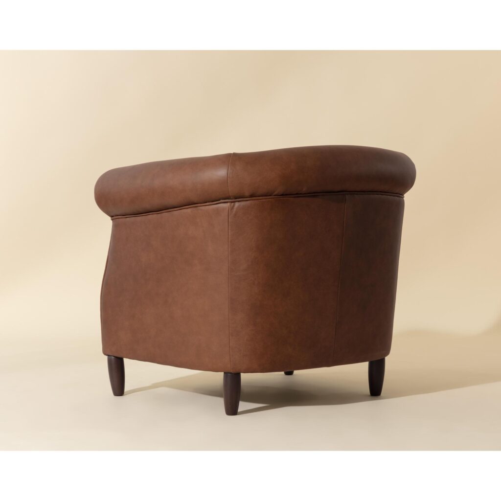 Marjorie Lounge Chair - Cognac Leather - Image 4