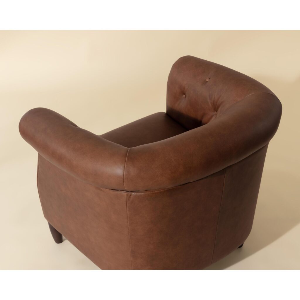 Marjorie Lounge Chair - Cognac Leather - Image 6