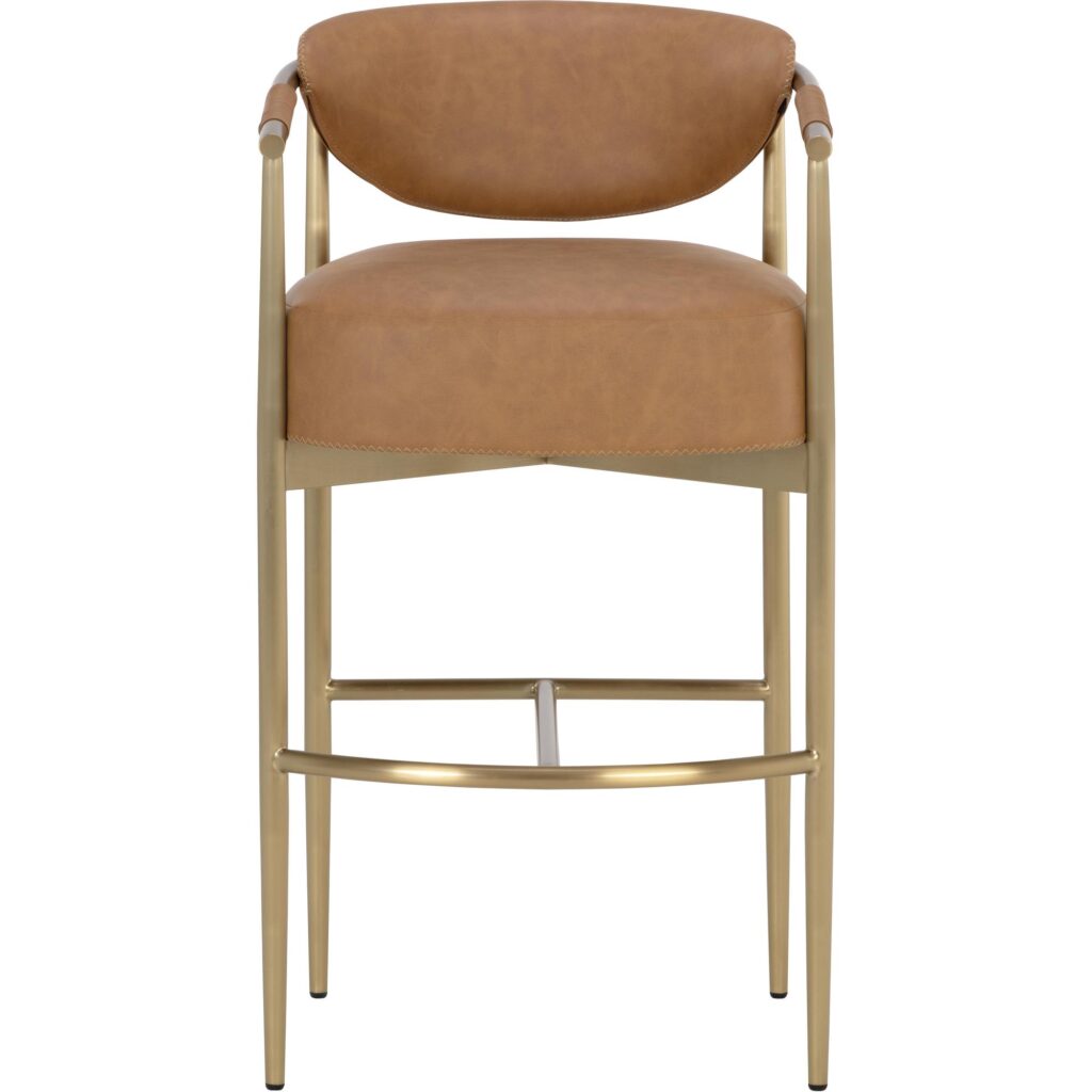 Heloise Barstool - Milliken Cognac - Image 2