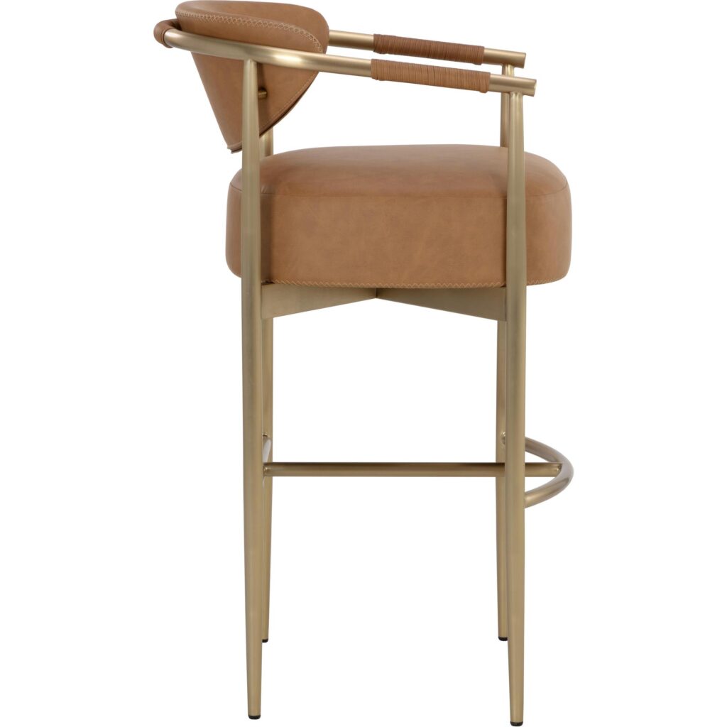 Heloise Barstool - Milliken Cognac - Image 3