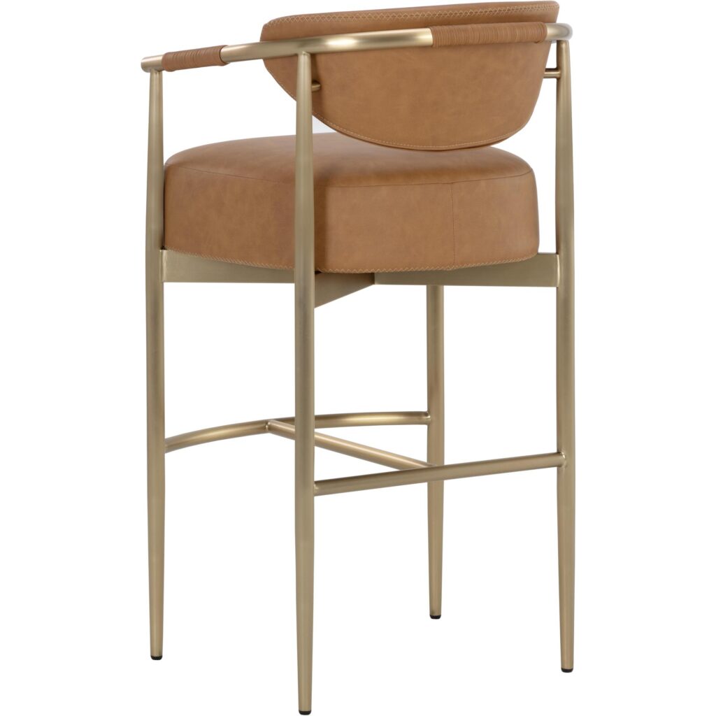 Heloise Barstool - Milliken Cognac - Image 4