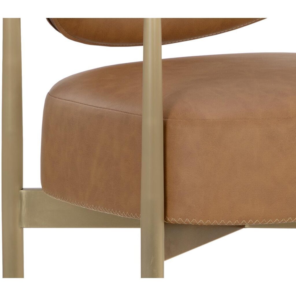 Heloise Barstool - Milliken Cognac - Image 6