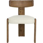 Horton Dining Chair - Warm Brown - Geralt Linen 112107 112107 HORTON DINING CHAIR WARM BROWN GERALT LINEN 21
