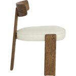 Horton Dining Chair - Warm Brown - Geralt Linen 112107 112107 HORTON DINING CHAIR WARM BROWN GERALT LINEN 22