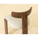 Horton Dining Chair - Warm Brown - Geralt Linen 112107 112107 HORTON DINING CHAIR WARM BROWN GERALT LINEN 6