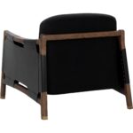 Calloway Lounge Chair - Antique Brown - Abbington Black / Onyx Leather 112133 112133 CALLOWAY LOUNGE CHAIR ABBINGTON BLACK ONYX LEATHER 23