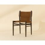 Argus Dining Chair - Nubuck Caramel Leather 13 Argus Dining Chair - Nubuck Caramel Leather 112137 112137 ARGUS DINING CHAIR NUBUCK CARAMEL LEATHER