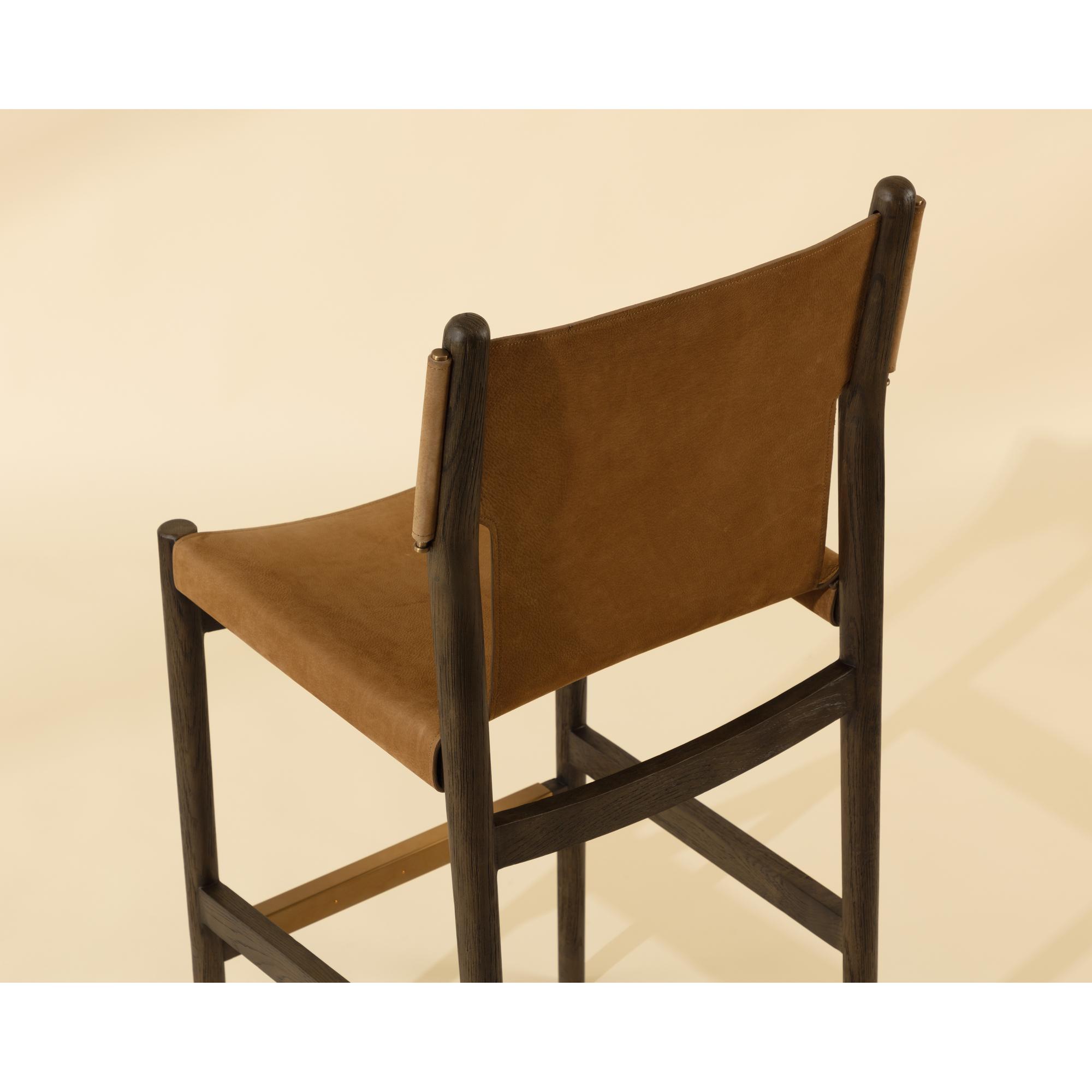 Argus Barstool - Nubuck Caramel Leather 8 Argus Barstool - Nubuck Caramel Leather - Image 8