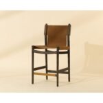 Argus Counter Stool - Nubuck Caramel Leather 13 Argus Counter Stool - Nubuck Caramel Leather 112140 112140 ARGUS COUNTER STOOL NUBUCK CARAMEL LEATHER