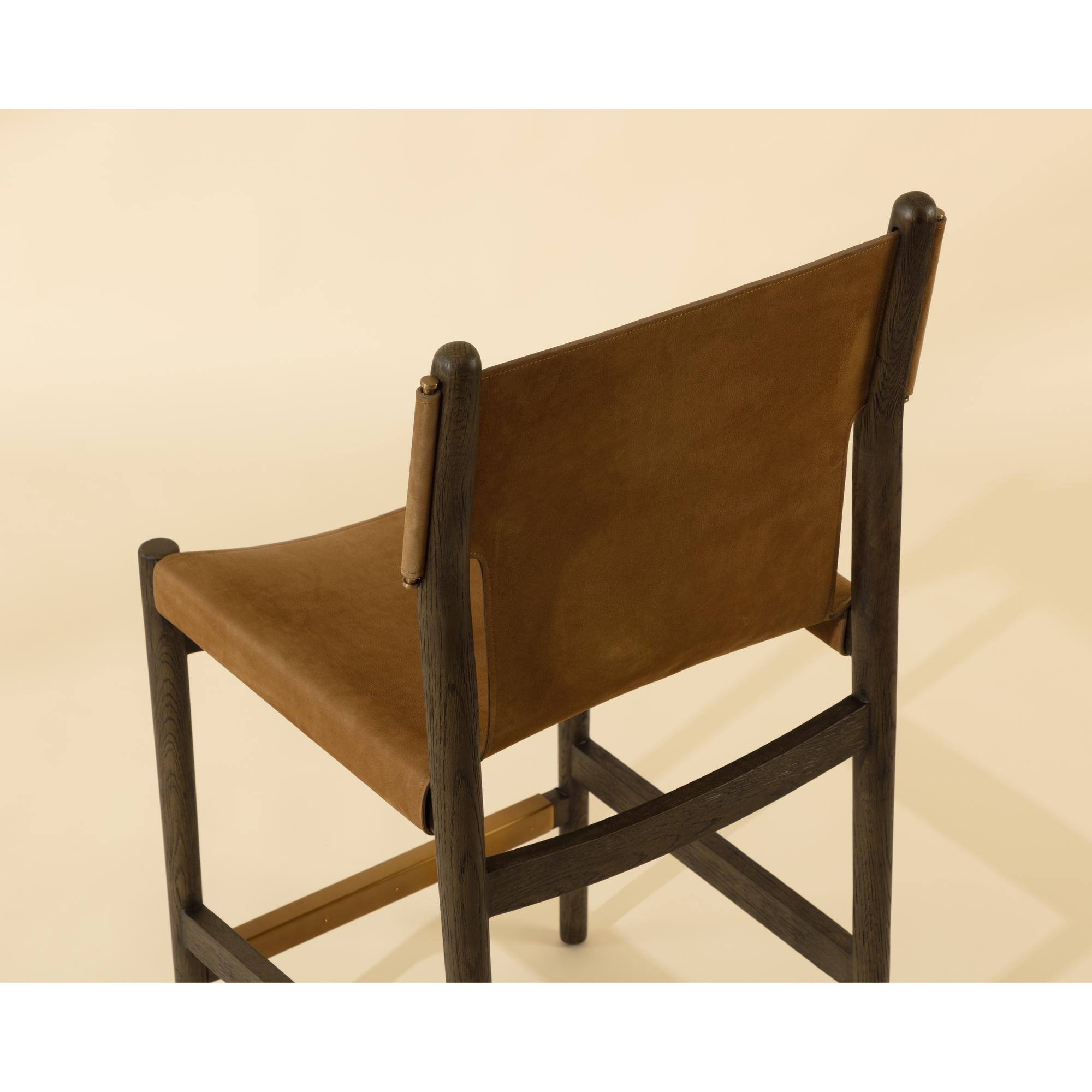 Argus Counter Stool - Nubuck Caramel Leather 8 Argus Counter Stool - Nubuck Caramel Leather - Image 8