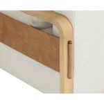 Otso Swivel Lounge Chair - Geralt Linen / Nubuck Tan Leather 112142 112142 OTSO SWIVEL LOUNGE CHAIR GERALT LINEN NUBUCK TAN LEATHER 27