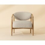 Sigrid Lounge Chair - Light Oak - Monument Oatmeal 112153 112153 SIGRID LOUNGE CHAIR LIGHT OAK MONUMENT OATMEAL 1