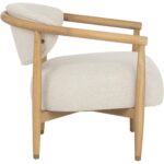 Sigrid Lounge Chair - Light Oak - Monument Oatmeal 112153 112153 SIGRID LOUNGE CHAIR LIGHT OAK MONUMENT OATMEAL 22