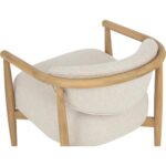 Sigrid Lounge Chair - Light Oak - Monument Oatmeal 112153 112153 SIGRID LOUNGE CHAIR LIGHT OAK MONUMENT OATMEAL 26