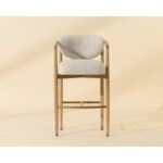 Sigrid Barstool - Light Oak - Monument Oatmeal 112154 112154 SIGRID BARSTOOL LIGHT OAK MONUMENT OATMEAL 1