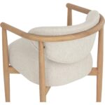 Sigrid Dining Armchair - Light Oak - Monument Oatmeal 112156 112156 SIGRID DINING ARMCHAIR LIGHT OAK MONUMENT OATMEAL 26