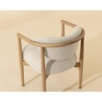 Sigrid Dining Armchair - Light Oak - Monument Oatmeal 112156 112156 SIGRID DINING ARMCHAIR LIGHT OAK MONUMENT OATMEAL 6