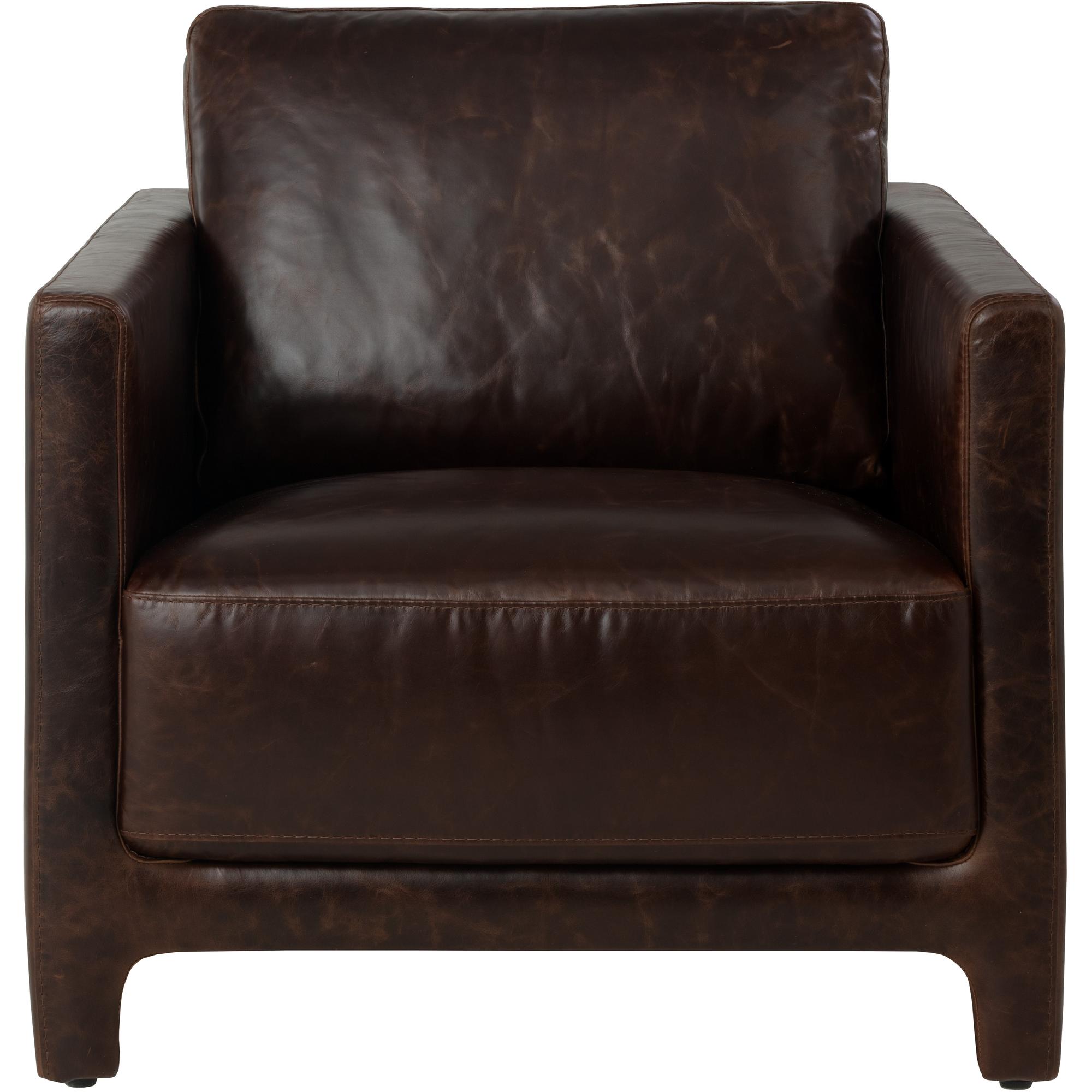 Rodney Lounge Chair - Chocolate Leather 2 Rodney Lounge Chair - Chocolate Leather - Image 2