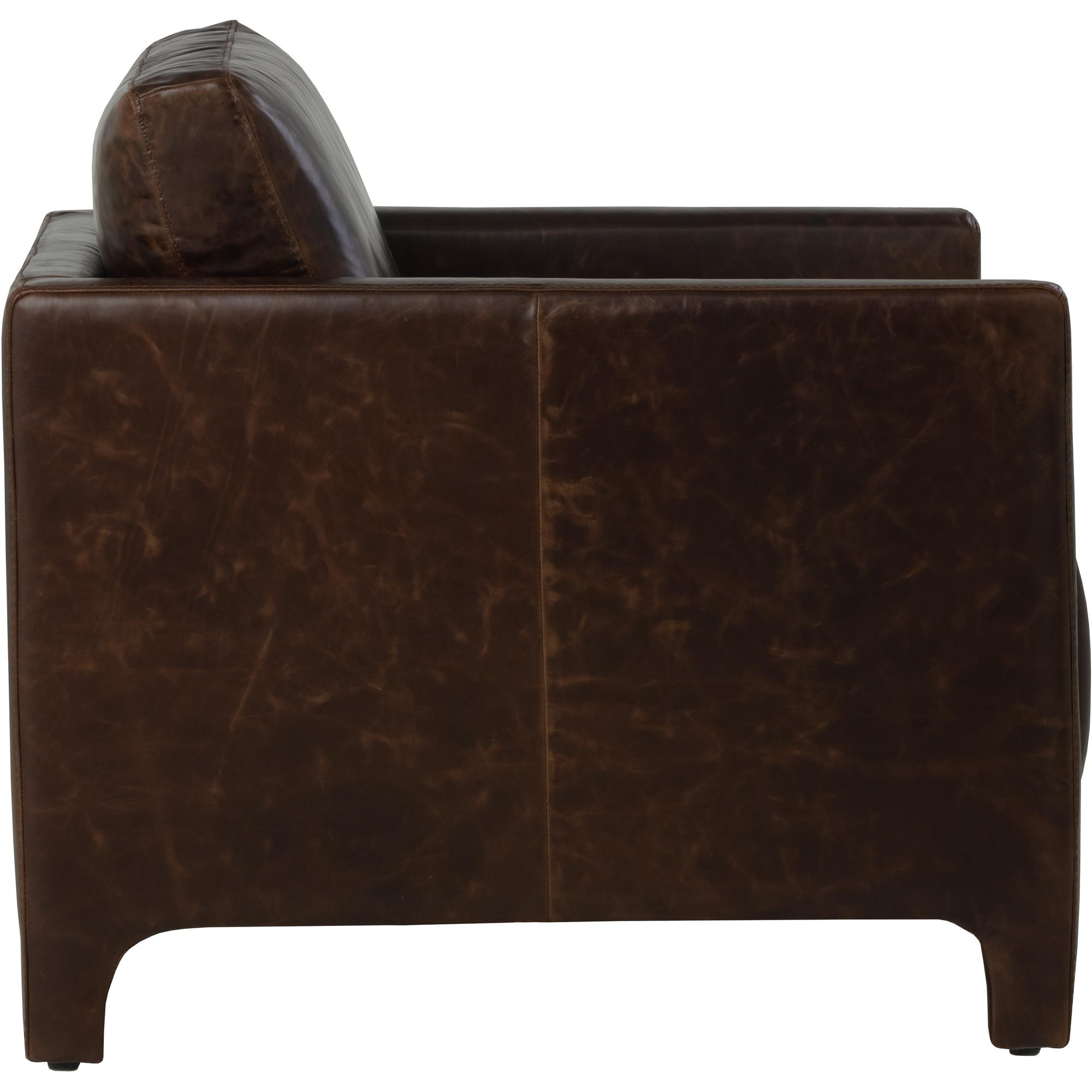 Rodney Lounge Chair - Chocolate Leather 3 Rodney Lounge Chair - Chocolate Leather - Image 3