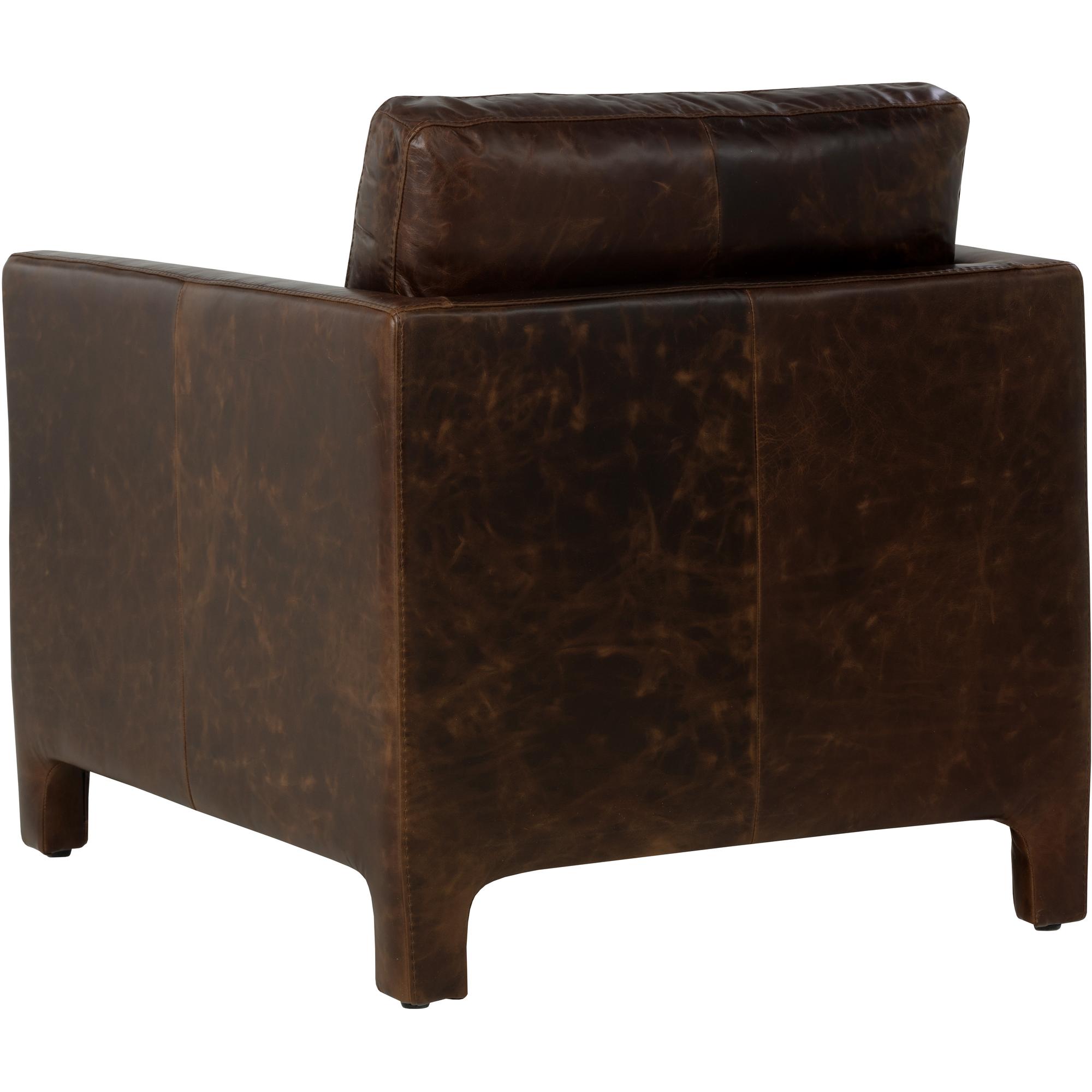 Rodney Lounge Chair - Chocolate Leather 4 Rodney Lounge Chair - Chocolate Leather - Image 4