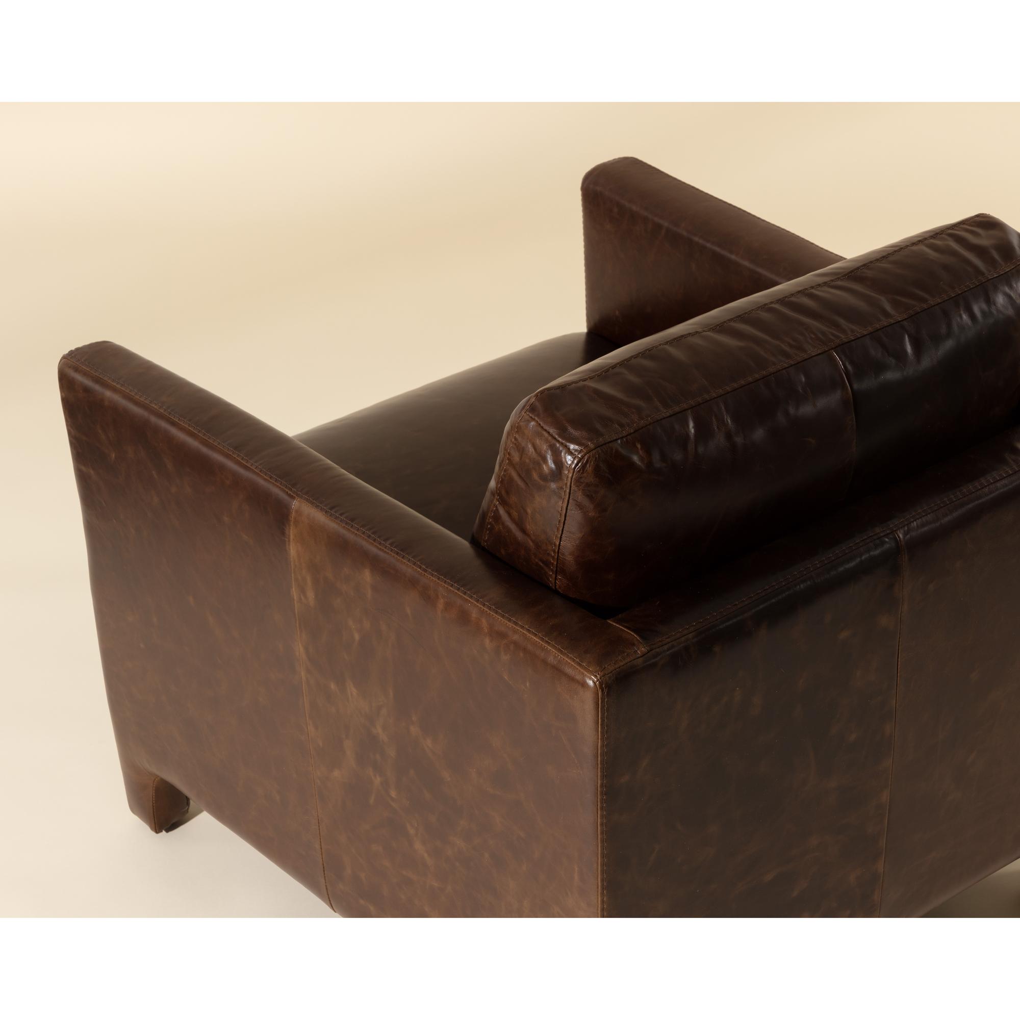 Rodney Lounge Chair - Chocolate Leather 9 Rodney Lounge Chair - Chocolate Leather - Image 9