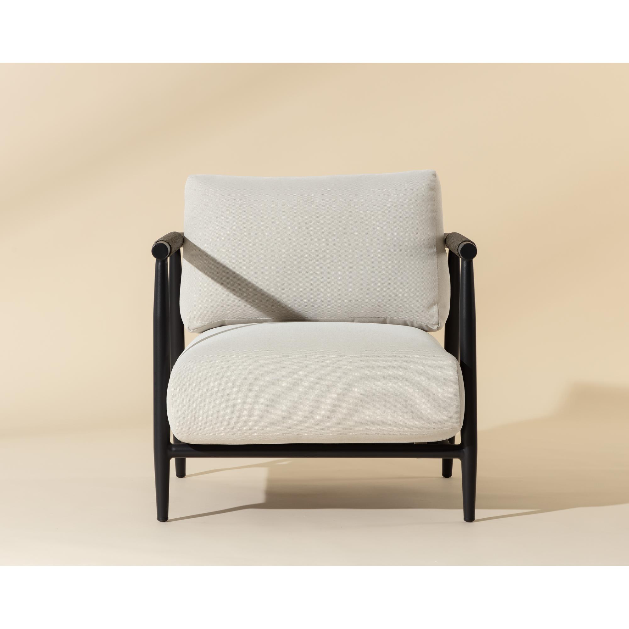 Muros Lounge Chair - Black - Palazzo Cream 7 Muros Lounge Chair - Black - Palazzo Cream - Image 7
