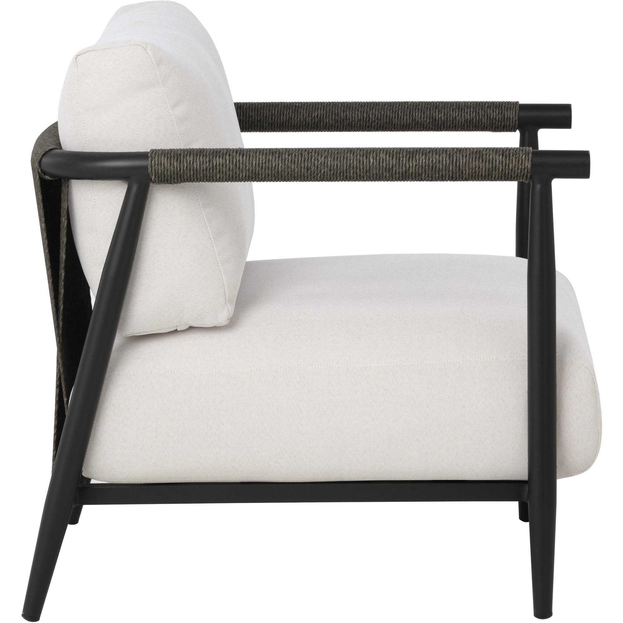 Muros Lounge Chair - Black - Palazzo Cream 3 Muros Lounge Chair - Black - Palazzo Cream - Image 3