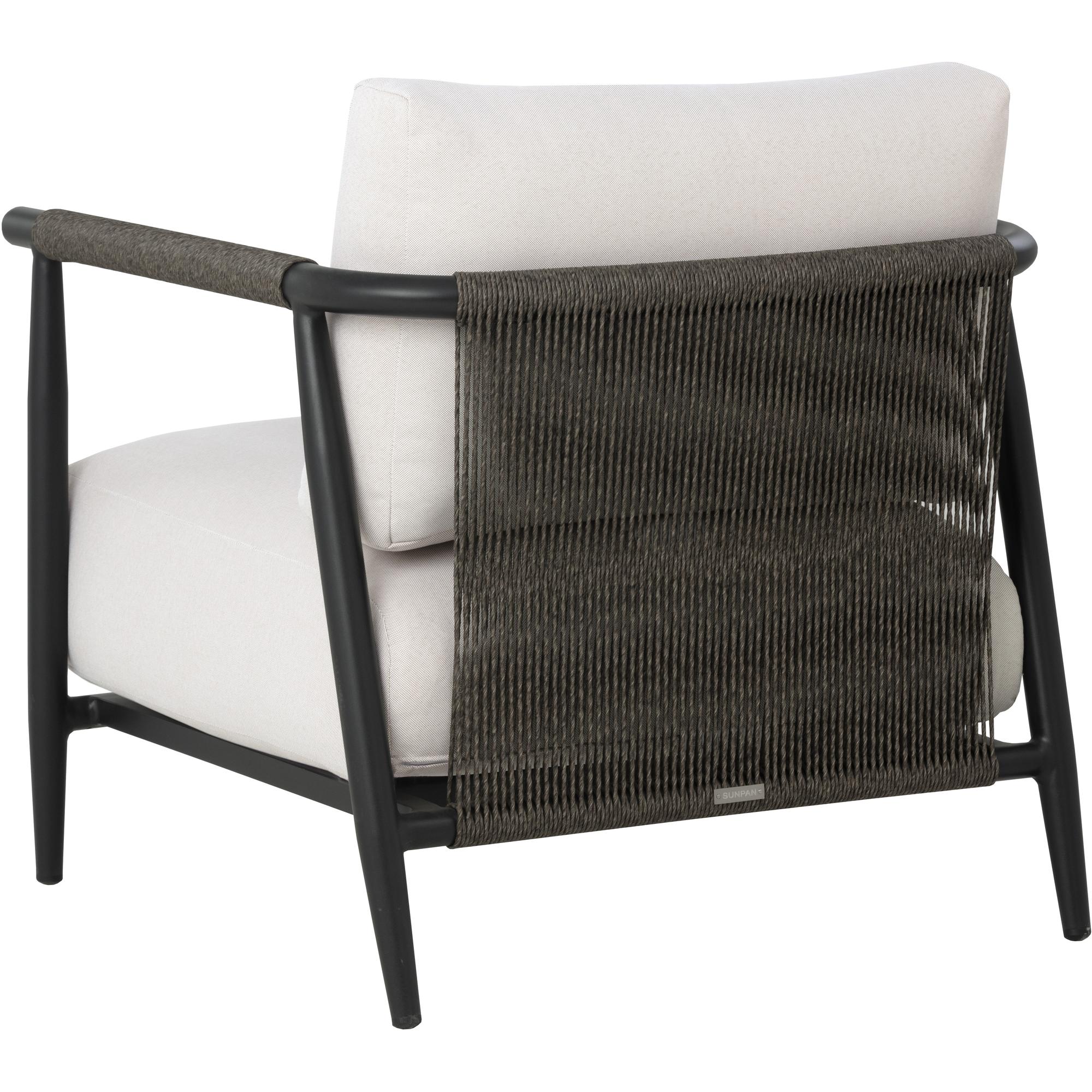 Muros Lounge Chair - Black - Palazzo Cream 4 Muros Lounge Chair - Black - Palazzo Cream - Image 4