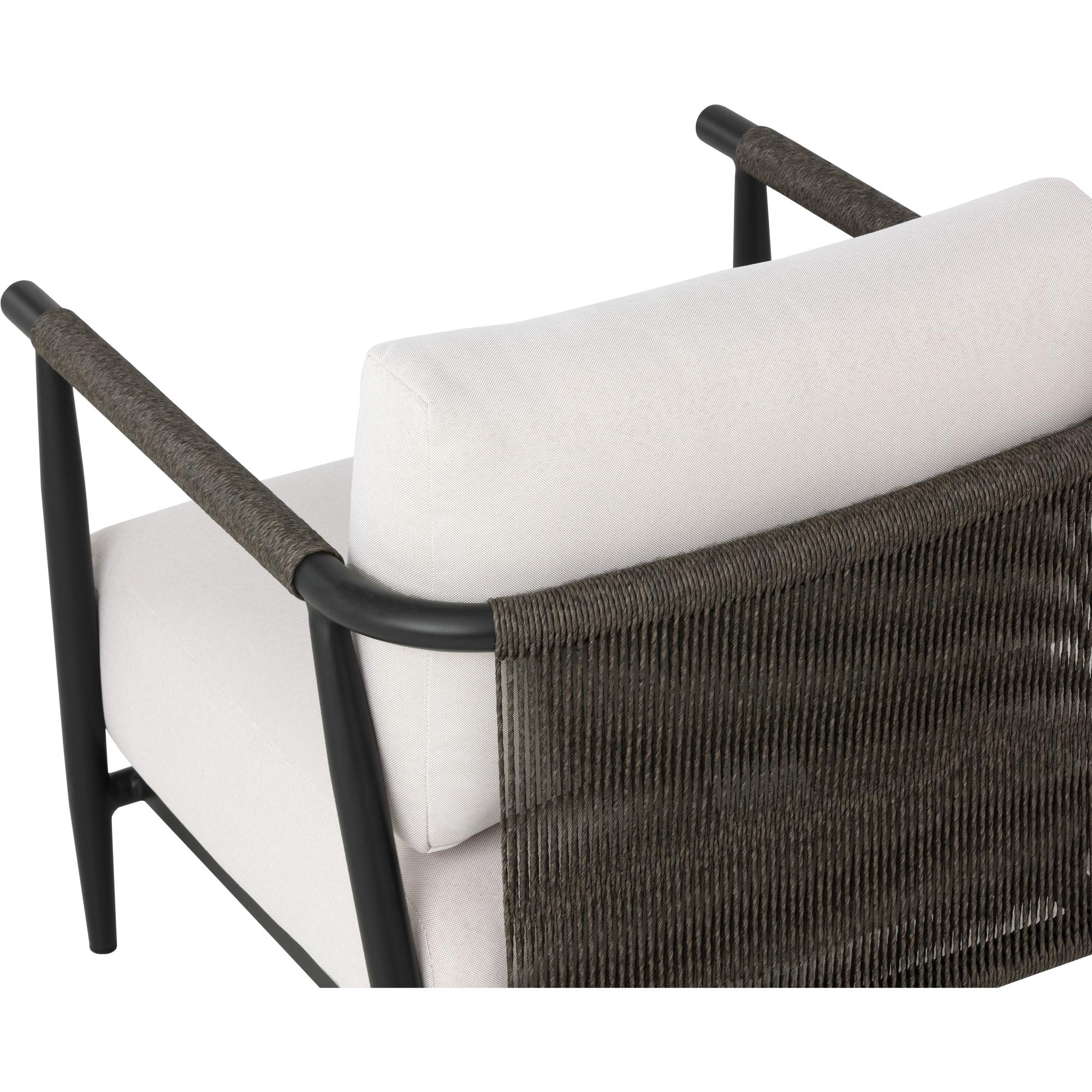 Muros Lounge Chair - Black - Palazzo Cream 5 Muros Lounge Chair - Black - Palazzo Cream - Image 5
