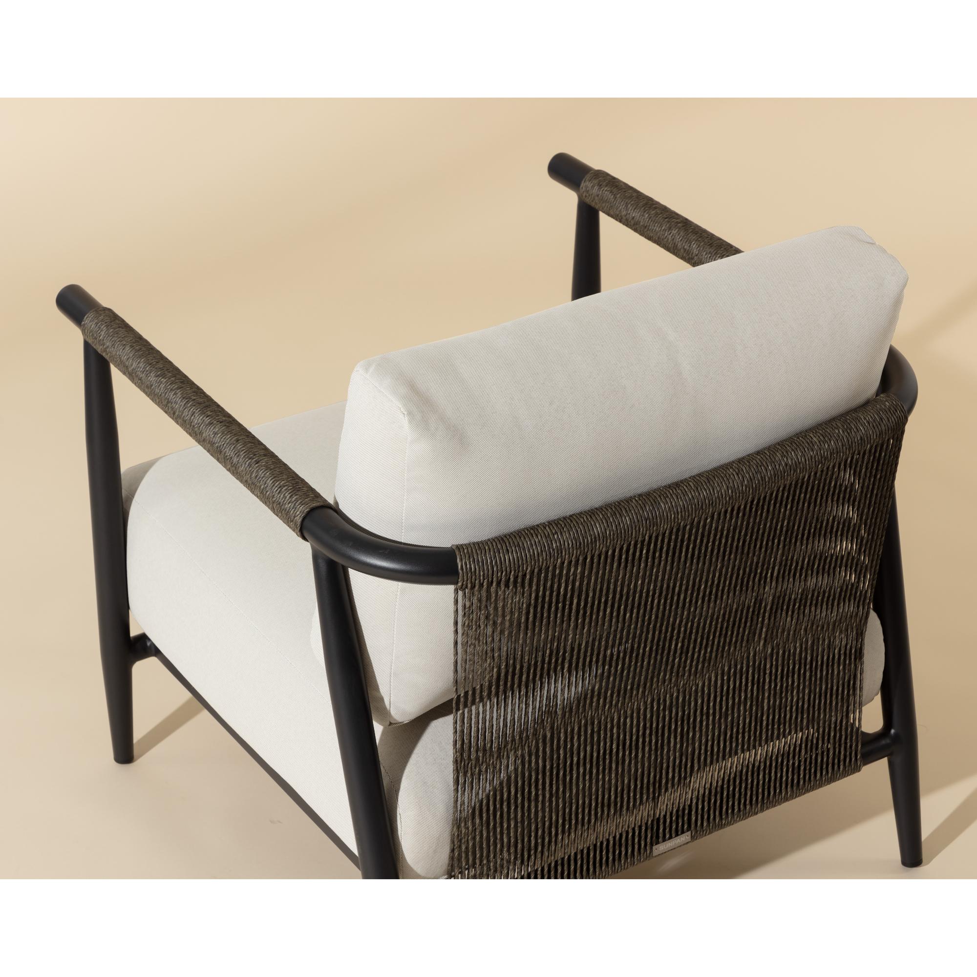 Muros Lounge Chair - Black - Palazzo Cream 8 Muros Lounge Chair - Black - Palazzo Cream - Image 8