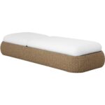 Barcelona Lounger - Natural - Stinson White 112175 112175 BARCELONA LOUNGER NATURAL STINSON WHITE 1