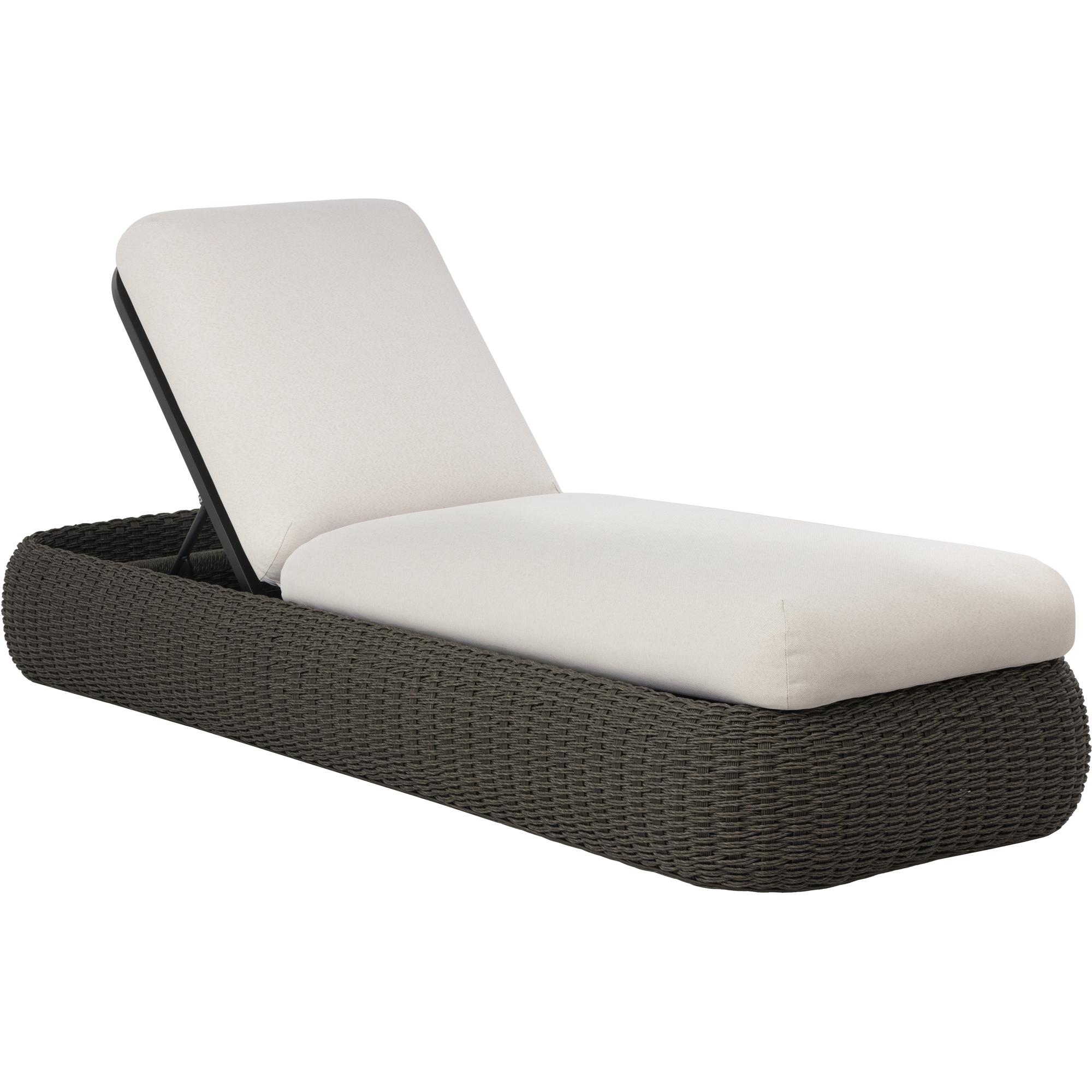 Barcelona Lounger - Grey - Palazzo Cream
