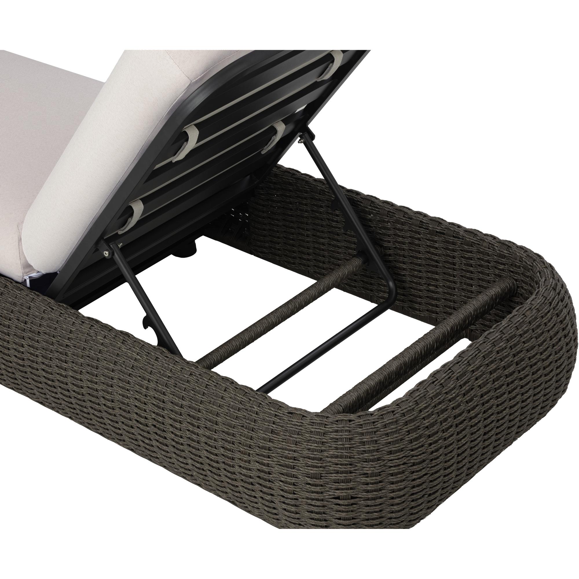 Barcelona Lounger - Grey - Palazzo Cream 7 Barcelona Lounger - Grey - Palazzo Cream - Image 7