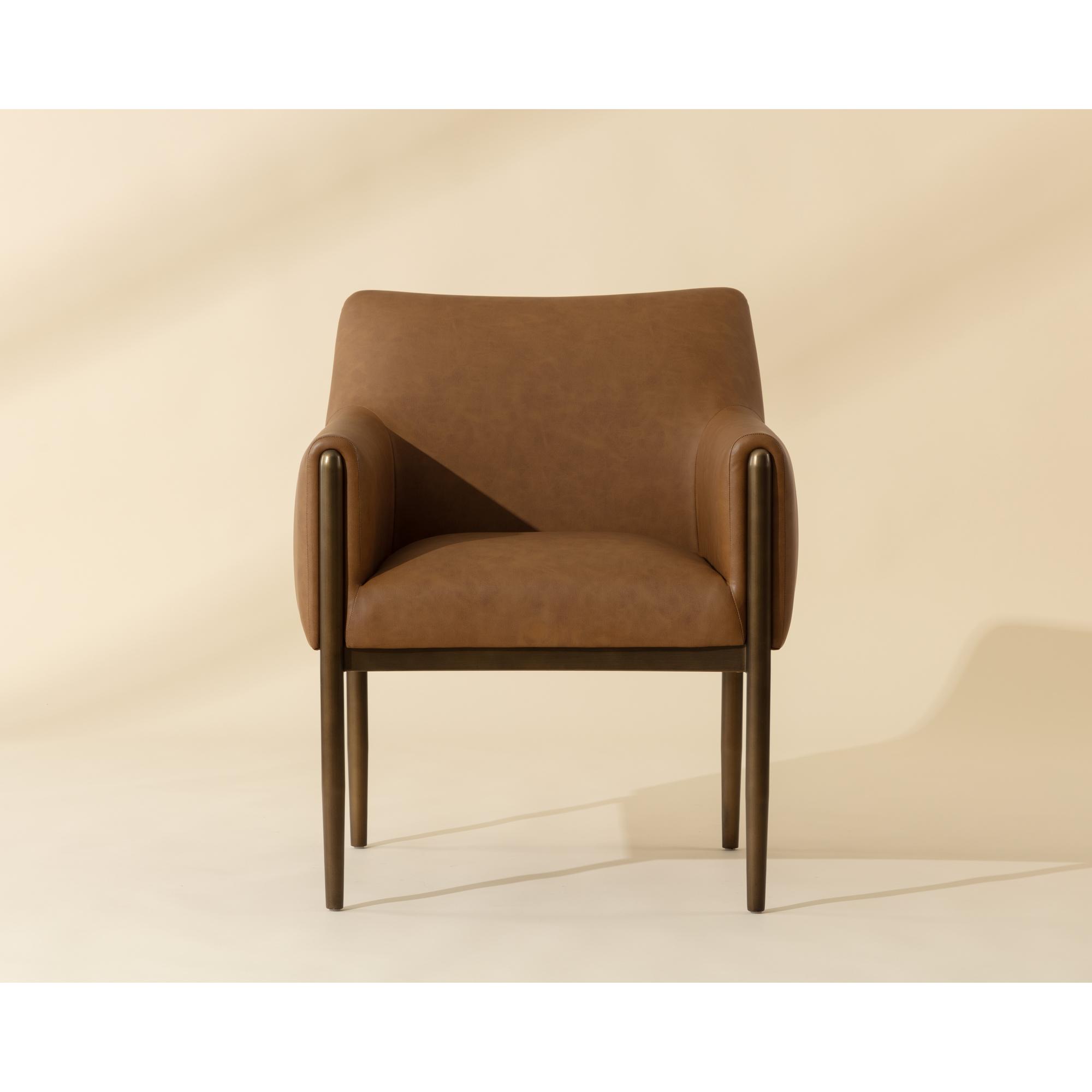 Olea Lounge Chair - Milliken Cognac 7 Olea Lounge Chair - Milliken Cognac - Image 7